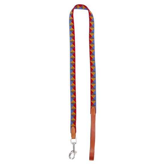 Hermes Medor Slim Dog Leash colorful Red bridle leather - Picture 1 of 6